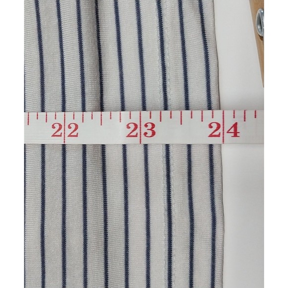 VTG LOVE Gap Shirt Tank Top Size XL Tee Sleeveless Gray Navy Stripe Modal Lounge - Picture 12 of 13